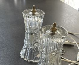 Lampes de chevet verre