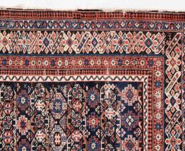 Tapis ancien Caucasien Chichi fait main, 1V17