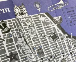 Illustration Map's Harlem New York
