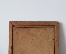 Huile sur panneau tisserande