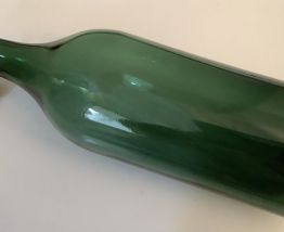 Bouteille XXL verre épais vert foncé