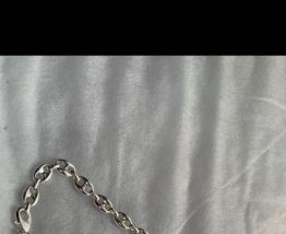 Collier graine de café acier inoxydable