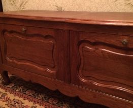 Coffre en chêne massif