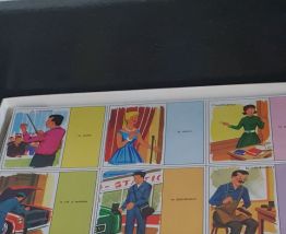 Loto des métiers, jeu Vintage