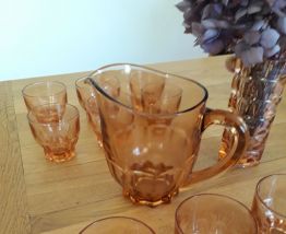 Service verres rose