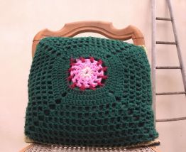 Coussin vintage (fait main)