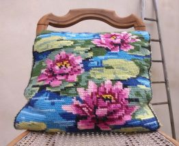 Coussin vintage (fait main)