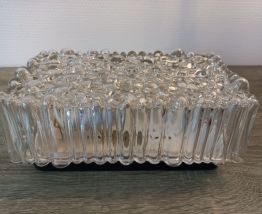 2 appliques en verre bullé Helena Tynell