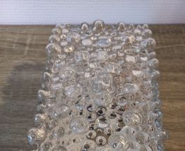 2 appliques en verre bullé Helena Tynell