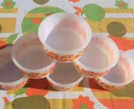 6 ramequins Arcopal (Années 70)