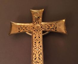 Crucifix du Christ en laiton