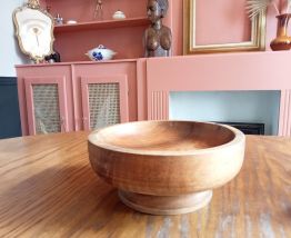 Coupe en bois vintage