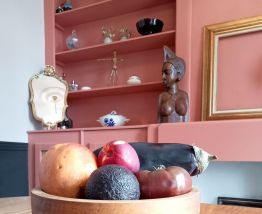 Coupe en bois vintage