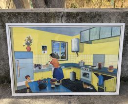 Tableaux / Affiches scolaires encadrées Rossignol Cuisine / 