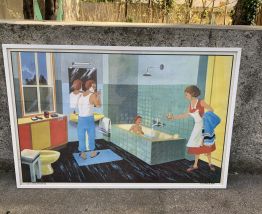 Tableaux / Affiches scolaires encadrées Rossignol Cuisine / 