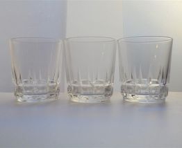 Lot de 3 verres à whisky
