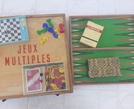 Boîte à jeux multiples années 60
