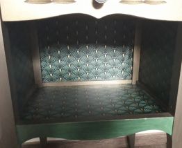 Chevet vintage relooké