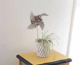 Chevet vintage relooké