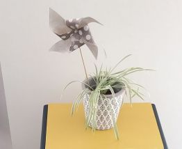 Chevet vintage relooké