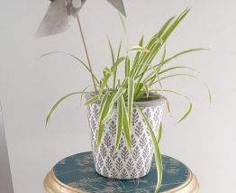 Guéridon vintage relooké