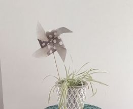 Guéridon vintage relooké