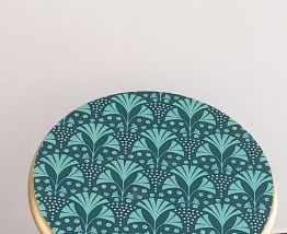 Guéridon vintage relooké