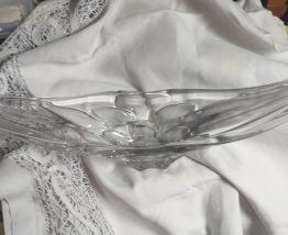 JOLIE COUPE A FRUIT EN CRISTAL ART DECO