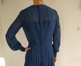 Robe bleue Vintage
