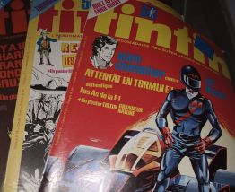 54 numéros de Tintin  dont de 7 à 77ans Hergé 