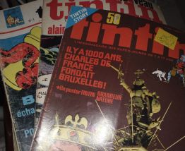 54 numéros de Tintin  dont de 7 à 77ans Hergé 