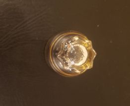 Lot de 6 verres à liqueur pied étoile