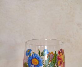 Set de 12 verres Arcoroc motifs floraux