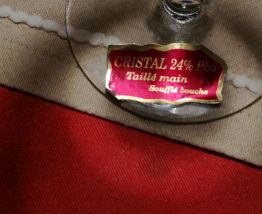 6 verres à vin en cristal