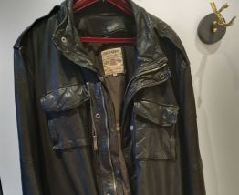 manteau cuir