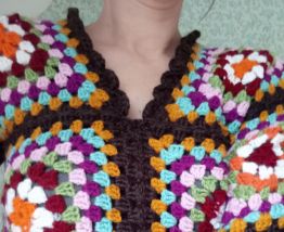 Pull crochet fait main 