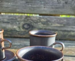 6 tasses Arabia Ruska