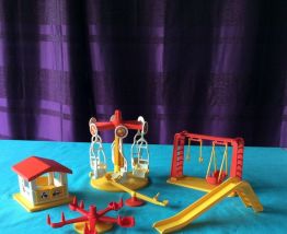 Ensemble Parc enfants et manège Playmobil