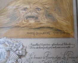 Andre LAMBERT. la gourmandise. art DECO. sept péchés capitau