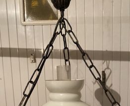 Lampe opaline de cuisine 