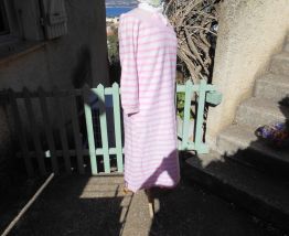 DAMART DEMARQUEE CHEMISE DE NUIT ROSE T 38-40-42