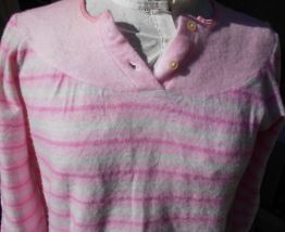 DAMART DEMARQUEE CHEMISE DE NUIT ROSE T 38-40-42