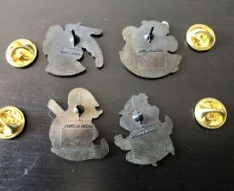 4 pin’s rares Goscinny-Uderzo années 90