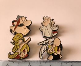 4 pin’s rares Goscinny-Uderzo années 90