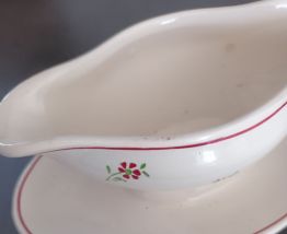 2 raviers faience Niderviller 1 sauciere