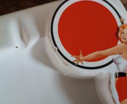 Grand cendrier Lucky Strike céramique Jars