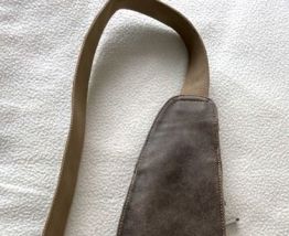 Sac bandouillère  CUIR NATUREL
