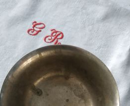 Coupe métal argenté 