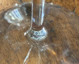 6 verres à vin en cristal 