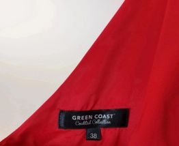 (A) Vestido de fiesta talla 38 Cocktel Green Coast